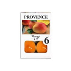 SVIEČKA ČAJOVÁ MANGO, 6KS