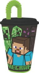 Stor KELÍMEK S SLAČKOM MINECRAFT 430 ML, PLAST