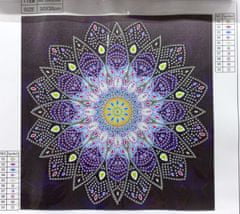 Norimpex Diamantové maľovanie 7D Modrá mandala 30x30cm