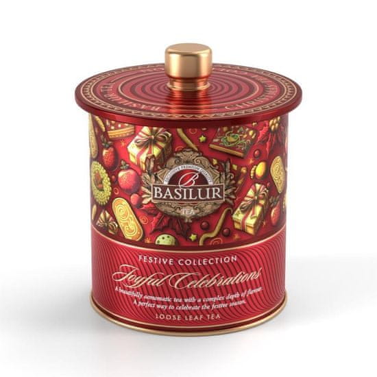 Basilur Festive Tea Joyful Celebrations 75g (plechová dóza)