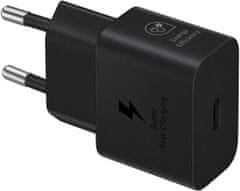 SAMSUNG nabíjecí adaptér s USB-C 25W, čierna