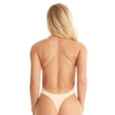 VIVVA® Dámske body s odhaleným chrbtom, Dámske body pod prsia | SILKLINE Béžová L