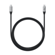 Satechi USB4 Pro Braided Cable 1.2m (PD240W,40Gbps data,8K/60Hz or 4K/120Hz) - čierny