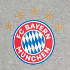 FAN SHOP SLOVAKIA Detská mikina FC Bayern Mníchov, šedá, kapucňa | 140