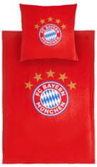 FAN SHOP SLOVAKIA Obojstranné obliečky FC Bayern Mníchov, 200x135, 80x80