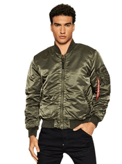 Alpha Industries  Pánska Bunda MA-1 VF 59 Battlewash Zelená S