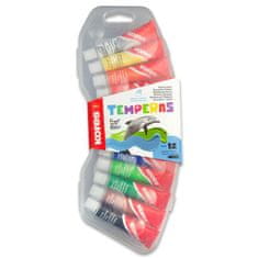 KORES TEMPERAS - tempery v tube 12ml x 12 farieb