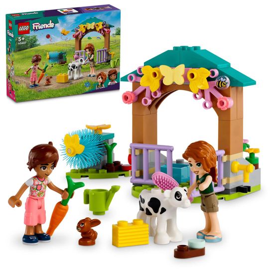 LEGO Friends 42607 Autumn a jej stajňa pre teliatko