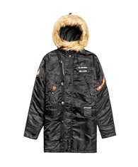 Alpha Industries  ZIMNA BUNDA N3B Airborne Čierna M