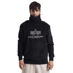 Alpha Industries  Mikina Turtle-Neck Sweater Polar Fleece-C Čierna L