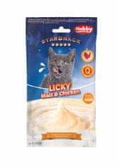 Nobby Odmena pamlsok pre mačky StarSnack LICKY Malt & Chicken 5 x 15 g pamlsok pre mačky