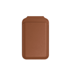 Satechi Vegan-Leather Magnetic Wallet Stand (iPhone 12/13/14/15 all models) - hnedá