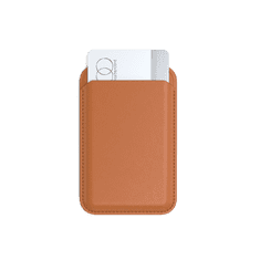 Satechi Vegan-Leather Magnetic Wallet Stand (iPhone 12/13/14/15 all models) - oranžová