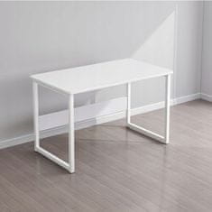 MUVU Krásny biely stôl pre mladých, LOFT, veľký stôl, MDF, moderný stôl, Škandinávsky štýl