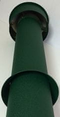 STREFA Ventilačný nadstavec PREFA, 120 mm, machovo zelený P10