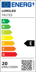 LUMILED Reflektor LED svetlomet ZUME 20W 2200lm 4000K IP65