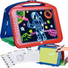 Solex Tabuľa na kreslenie pre deti Neon LED MAGIC SKETCHPAD