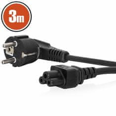 Solex Kábel napájací k PC 3-PIN XR-508 3m trojlístok