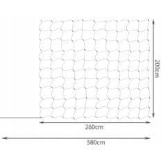 Solex Vianočná súprava LED SIEŤ VS160/CW/P 160ks 2x2,6m studená biela IP44 8 programov