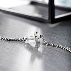 Morellato Oceľový náhrdelník s krížom Cross SKR62