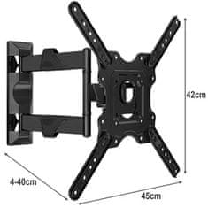 Izoxis Držiak TV IZOXIS L4 32-58 rameno