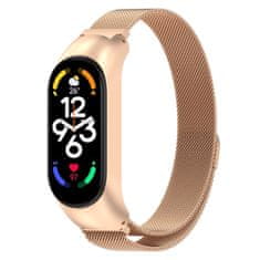 BStrap Milanese remienok na Xiaomi Mi Band 5/6, gold