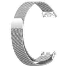 BStrap Milanese remienok na Xiaomi Mi Band 8, silver