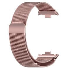 BStrap Milanese remienok na Xiaomi Mi Band 8 Pro, rose gold