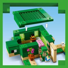 Minecraft 21254 Korytnačí domček na pláži