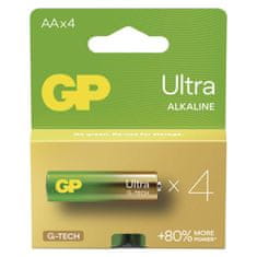 GP Alkalická batéria GP Ultra LR6 (AA), 4 ks