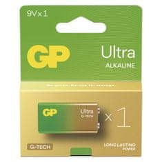 GP Alkalická batéria GP Ultra 6LF22 (9V), 1 ks