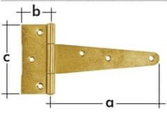 STREFA Záves trojuholníkový ZT125DMX,125x35x80x2,0mm - balenie 1 ks