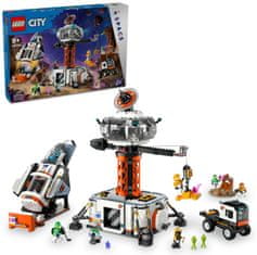 LEGO City 60434 Vesmírna základňa a štartovacia rampa pre raketu