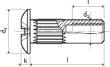 STREFA Spojovacia matica M4x30 NIKL - balenie 500 ks