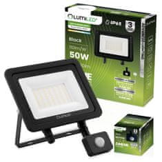 LUMILED Reflektor LED s pohybovým senzorom ZUME 50W 5500lm 4000K IP65