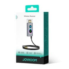 Joyroom JR-CB7 bezdrôtový prijímač do auta, šedý
