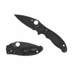 Spyderco C101GPBBK2 Manix 2 All Black menší vreckový nôž 8,6 cm, celočierna, G10