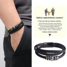 Mormark Nášmu najdrahšiemu vnukovi! - COLT_LEATHERBRACELET