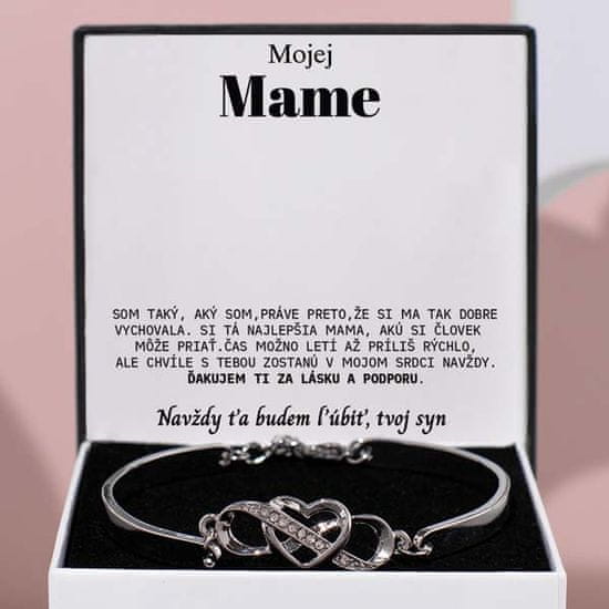 Mormark Mojej mame – Vždy si ma ponechaj vo svojom srdci – OLIVIA_HEARTBRACELET