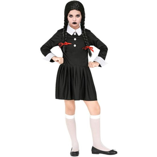 Widmann Dievčenský kostým Wednesday Addams