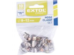 Extol Craft Spony hadicové NEREZ, balenie 10ks, 8-12mm