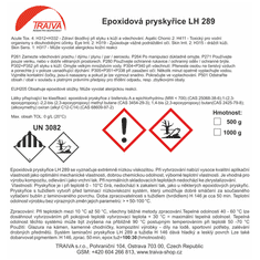 Traiva Epoxidová živica s fotoluminiscenčným pigmentom 1,3 kg EN 100 Natírací epoxidová živice s fotoluminiscenčním pigmentem EN 100, Svítí zelenonožluté (hmotnosť 800 g) Kód: 26547