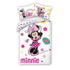 Halantex Obojstranné bavlnené obliečky MINNIE MOUSE, 140/200+70/90, MN1967BL