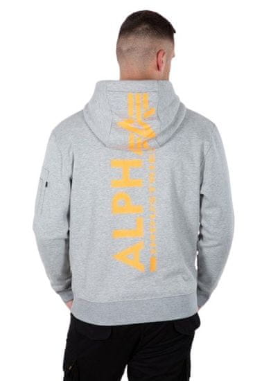 Alpha Industries Pánska ikina Back Print Hoody Neon Print