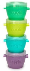 Melii Silikónové kelímky na potraviny Snap&Go 118 ml - 4 ks