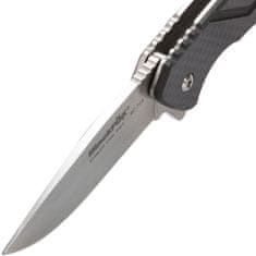 Fox Knives BF-716 BLACK FOX CARBONIX FRAME LOCK KNIFE SATIN BLADE - CARBON FIBER SCALE