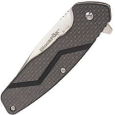 Fox Knives BF-716 BLACK FOX CARBONIX FRAME LOCK KNIFE SATIN BLADE - CARBON FIBER SCALE