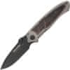BF-73 Black Fox vreckový nôž 8 cm, titánový povlak, oceľ, santalové drevo