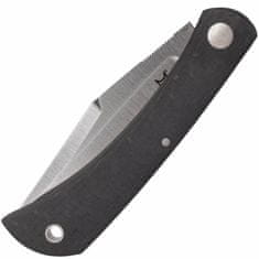 Fox Knives FX-582 CF LIBAR vreckový nôž 7 cm, uhlíkové vlákno, kožené puzdro