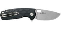 Fox Knives FX-604 FOX/VOX CORE FOLD. KNIFE BLACK FRN HNDL-N690 STONE WASHED BLADE-BLACK SPACER